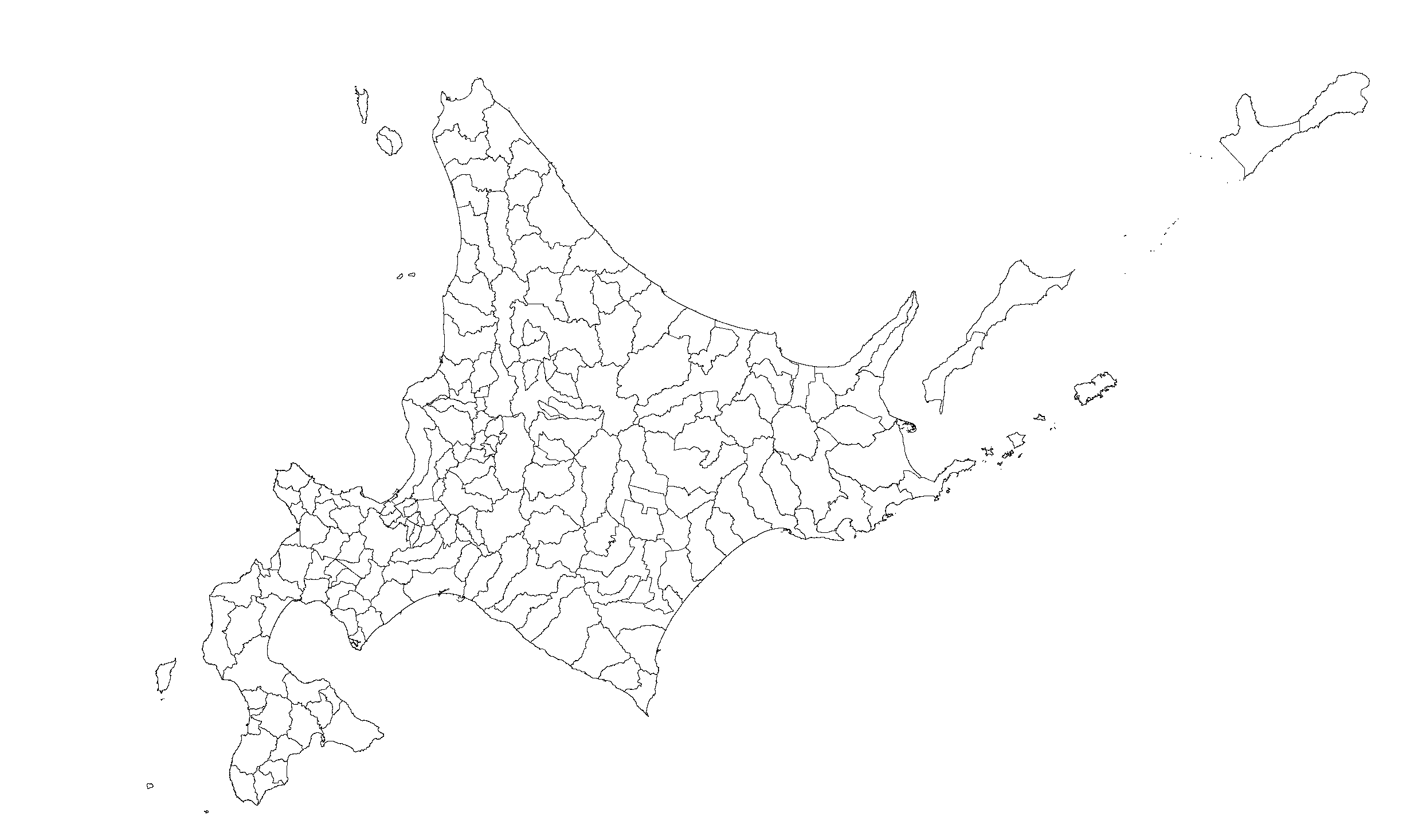 国土数値地理情報から白地図を作る １ Mkbtm